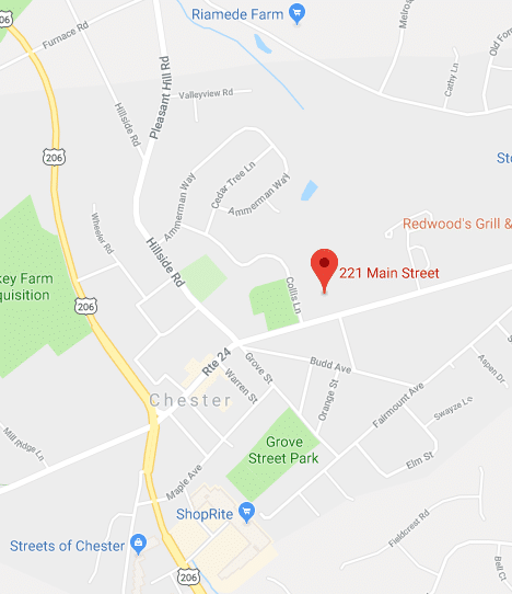 Map to Chester Family Dental